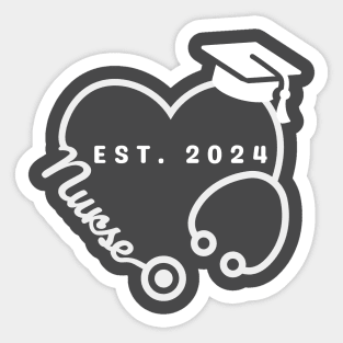 Nurse Graduation Gift 2024 Sticker